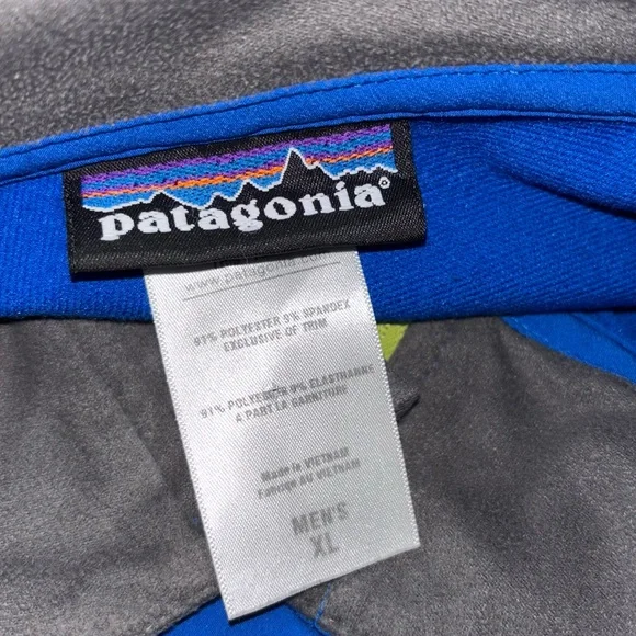 Patagonia Simple Guide Jacket Men’s size XL Blue Full Zip Up Hike Lightweight